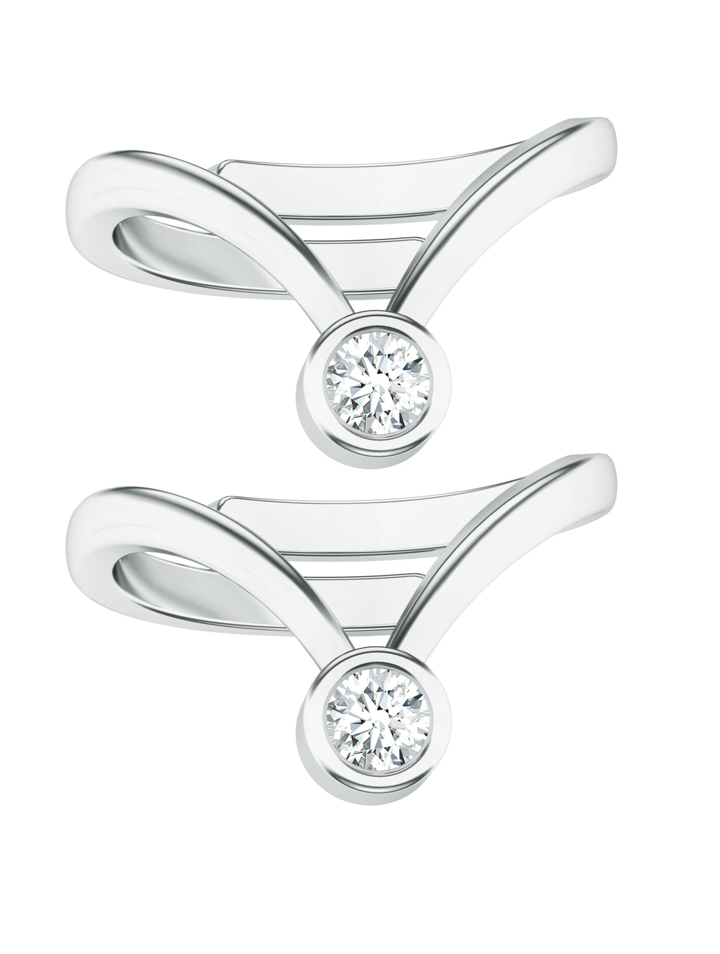 Moissanite Classic Mangalayam in Silver 925 Sterling Silver Toe Ring For Women