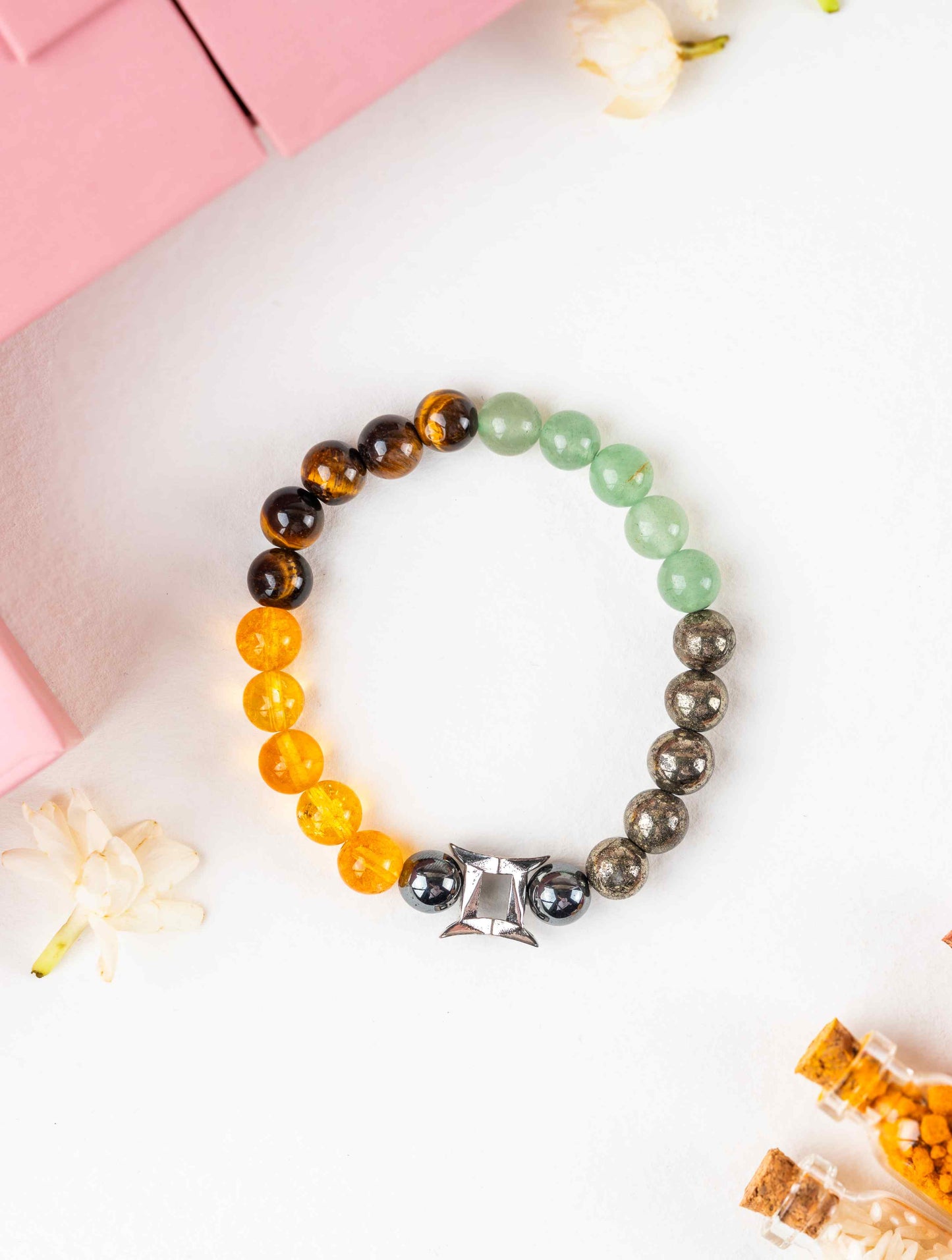 Sterling Silver Gemini Money Magnet Bracelet For Men