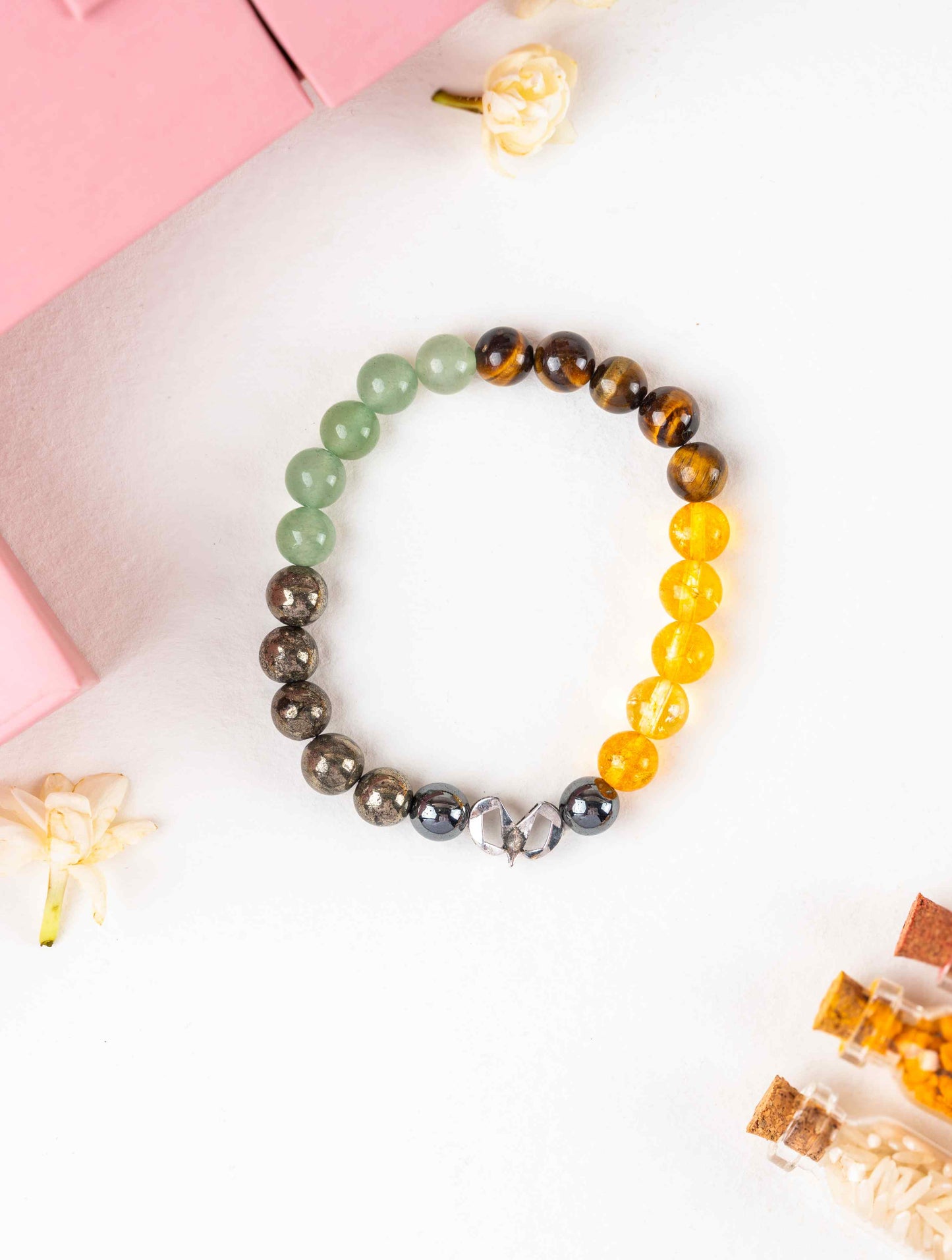 Sterling Silver Aries Money Magnet Bracelet For Men