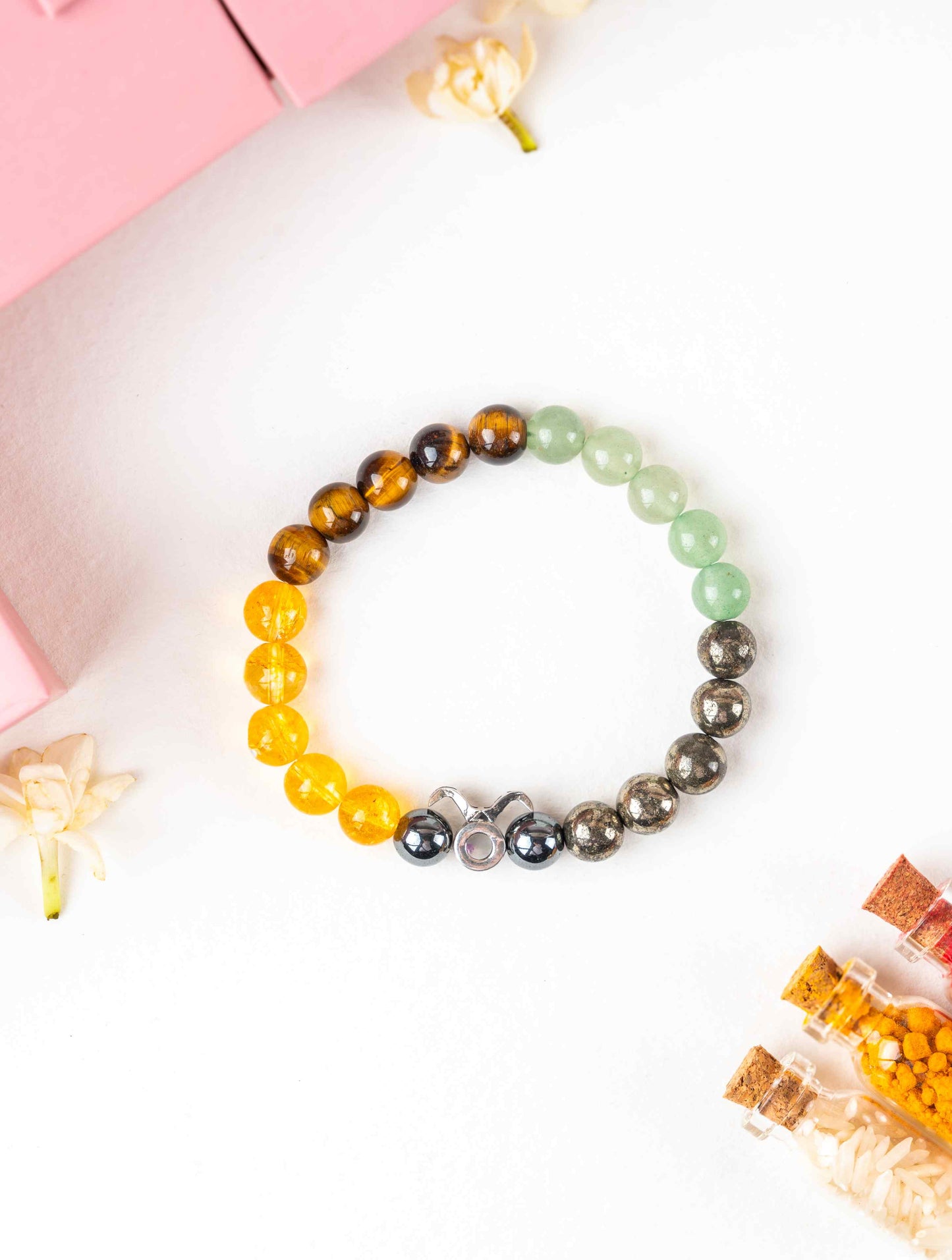 Sterling Silver Taurus Money Magnet Bracelet For Men