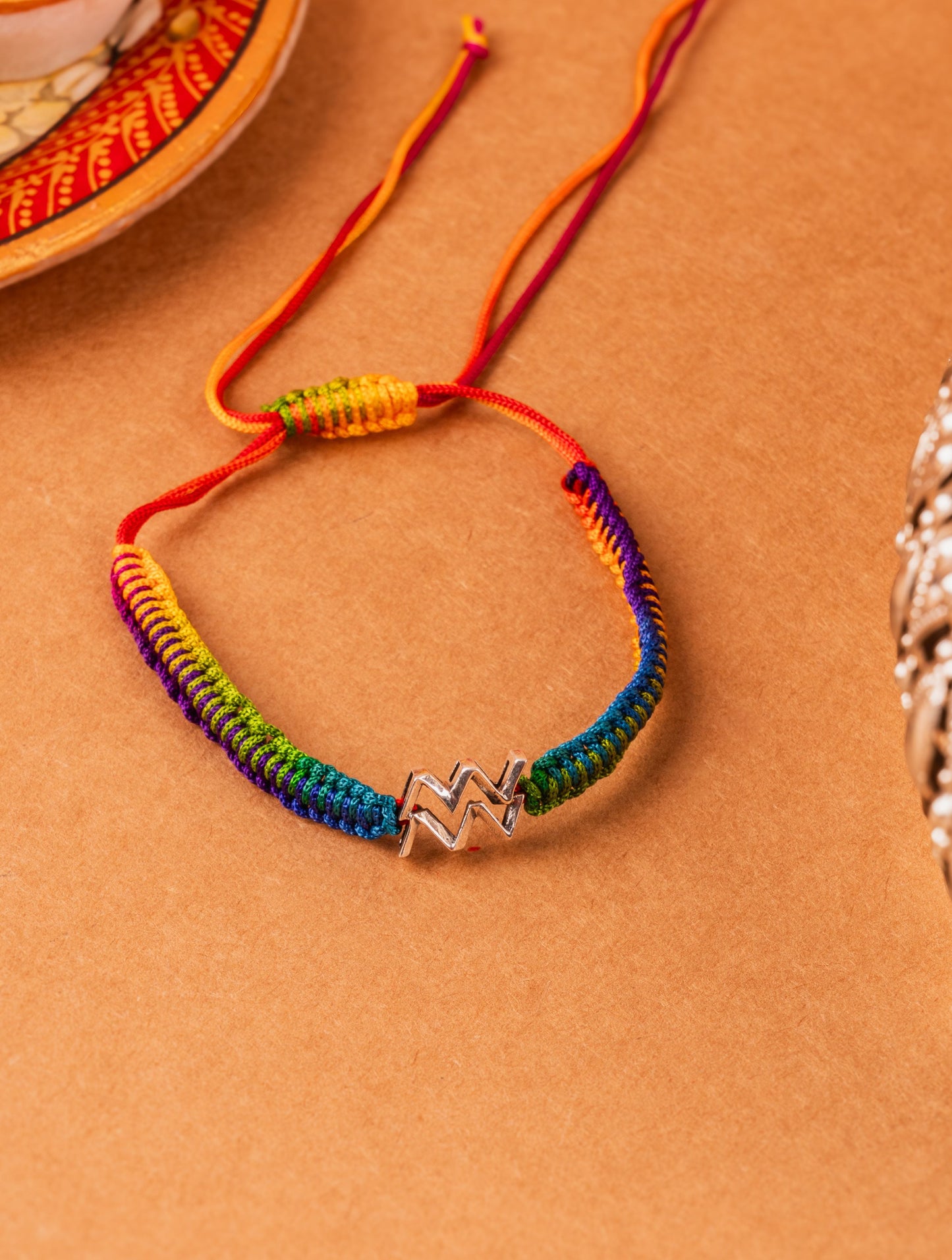 Silver Aquarius Bracelet For Men