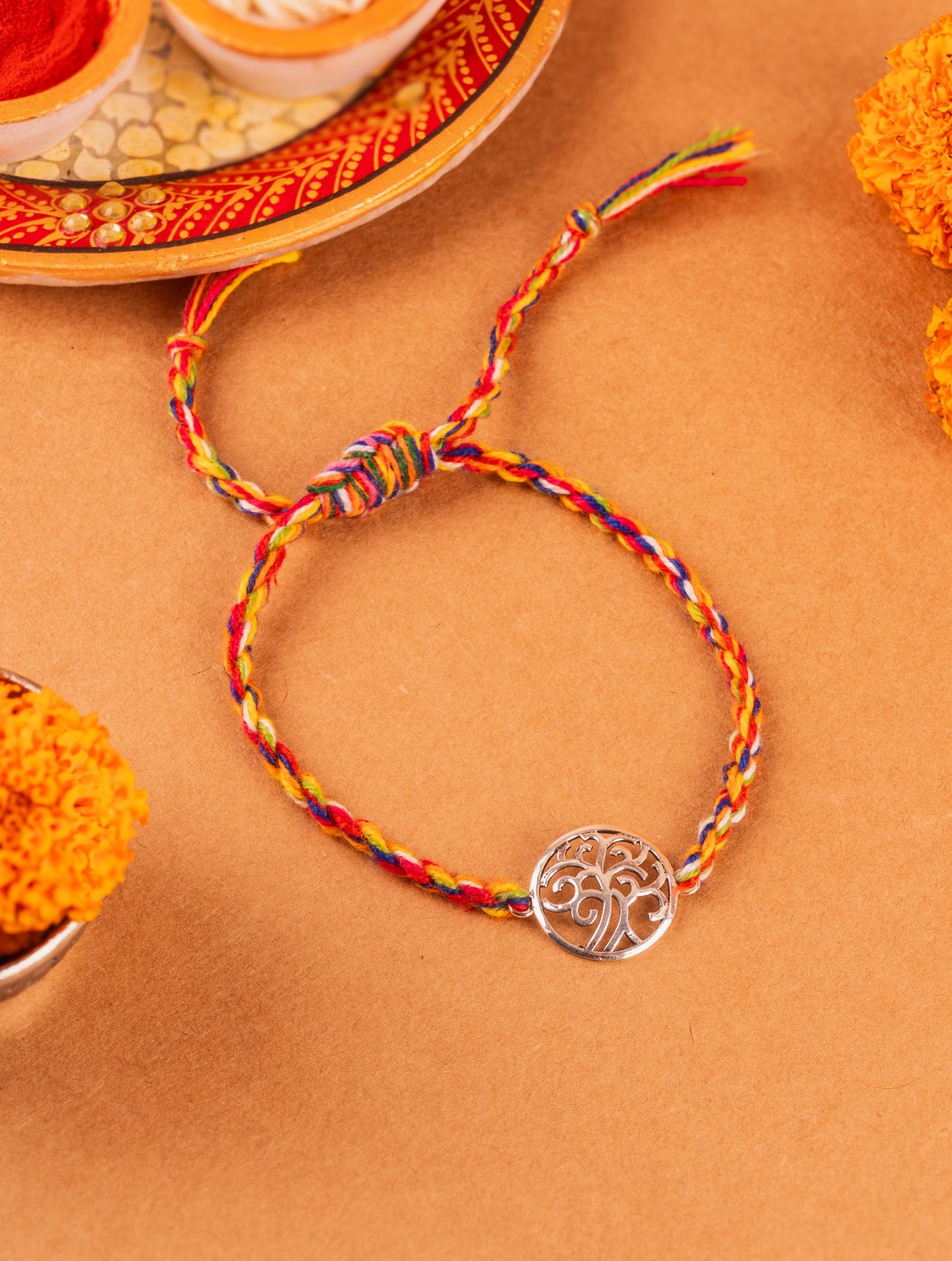 Silver Tree of Life Rakhi