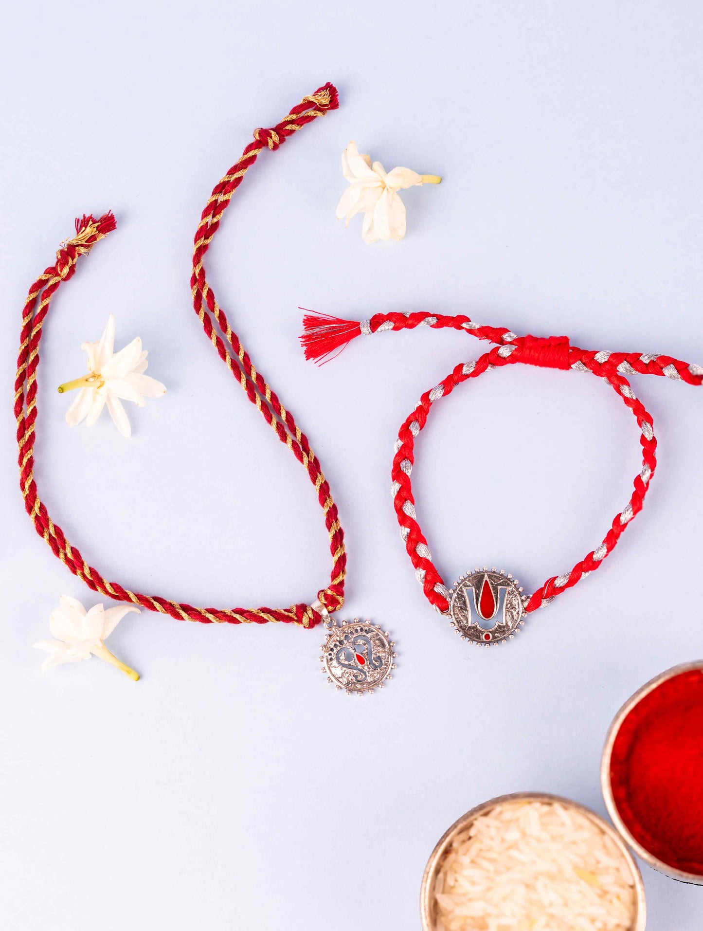Divine Duo Rakhi Set
