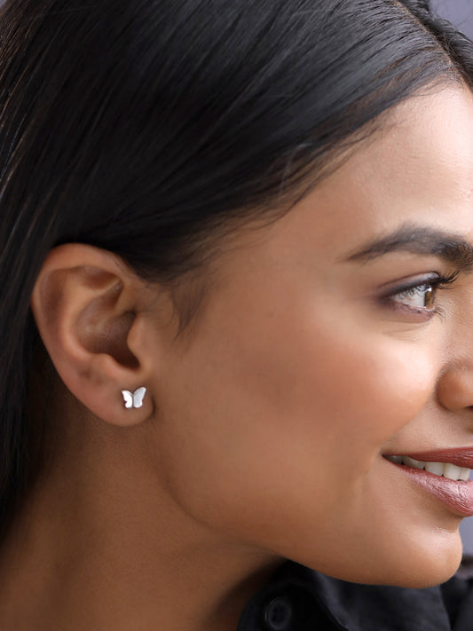 Butterfly Mother Of Pearl Earrings