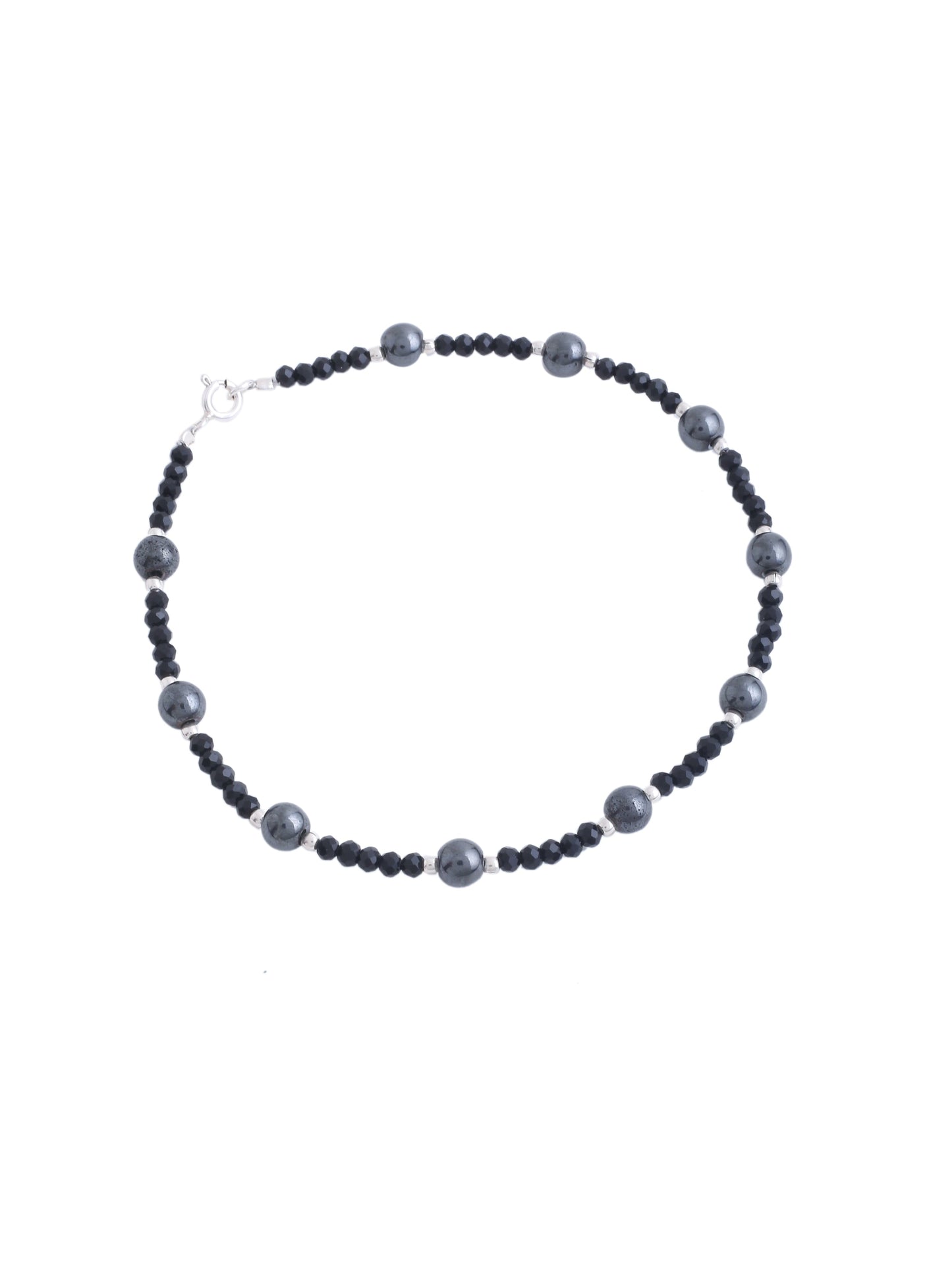 Beaded 925 Sterling Silver Anklet For Women