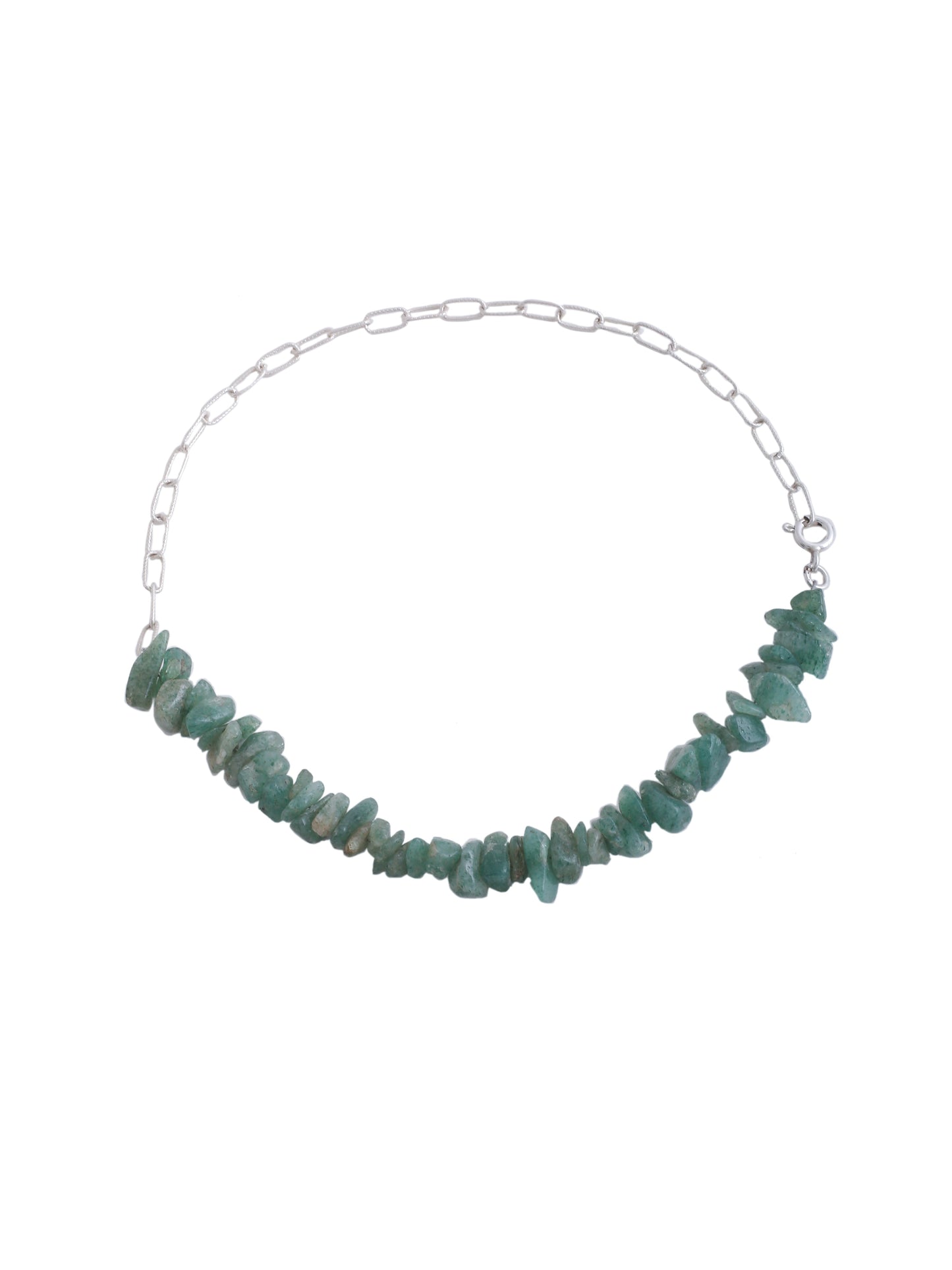 Rough Beauty Chain 925 Sterling Silver Anklet For Women