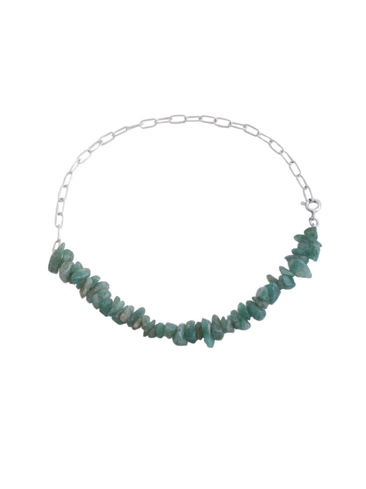 Rough Beauty Chain 925 Sterling Silver Anklet For Women