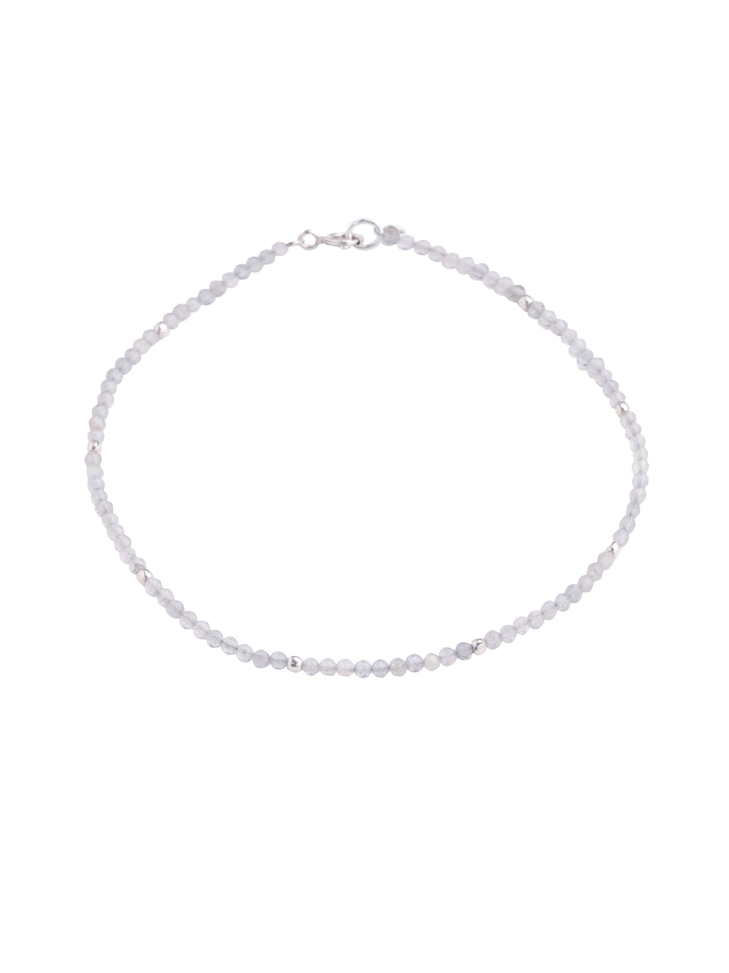 Beads & Strands 925 Sterling Silver Anklet For Women