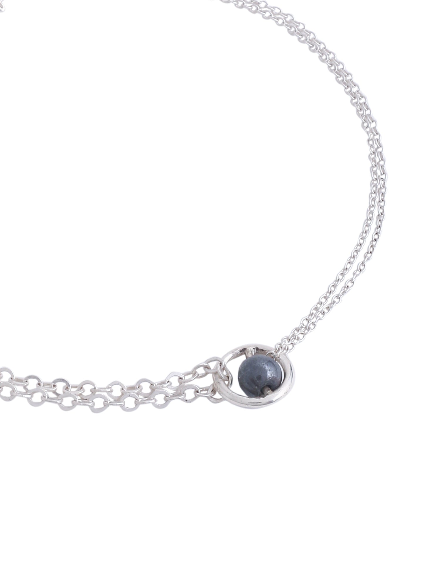 Beads 925 Sterling Silver Anklet For Women