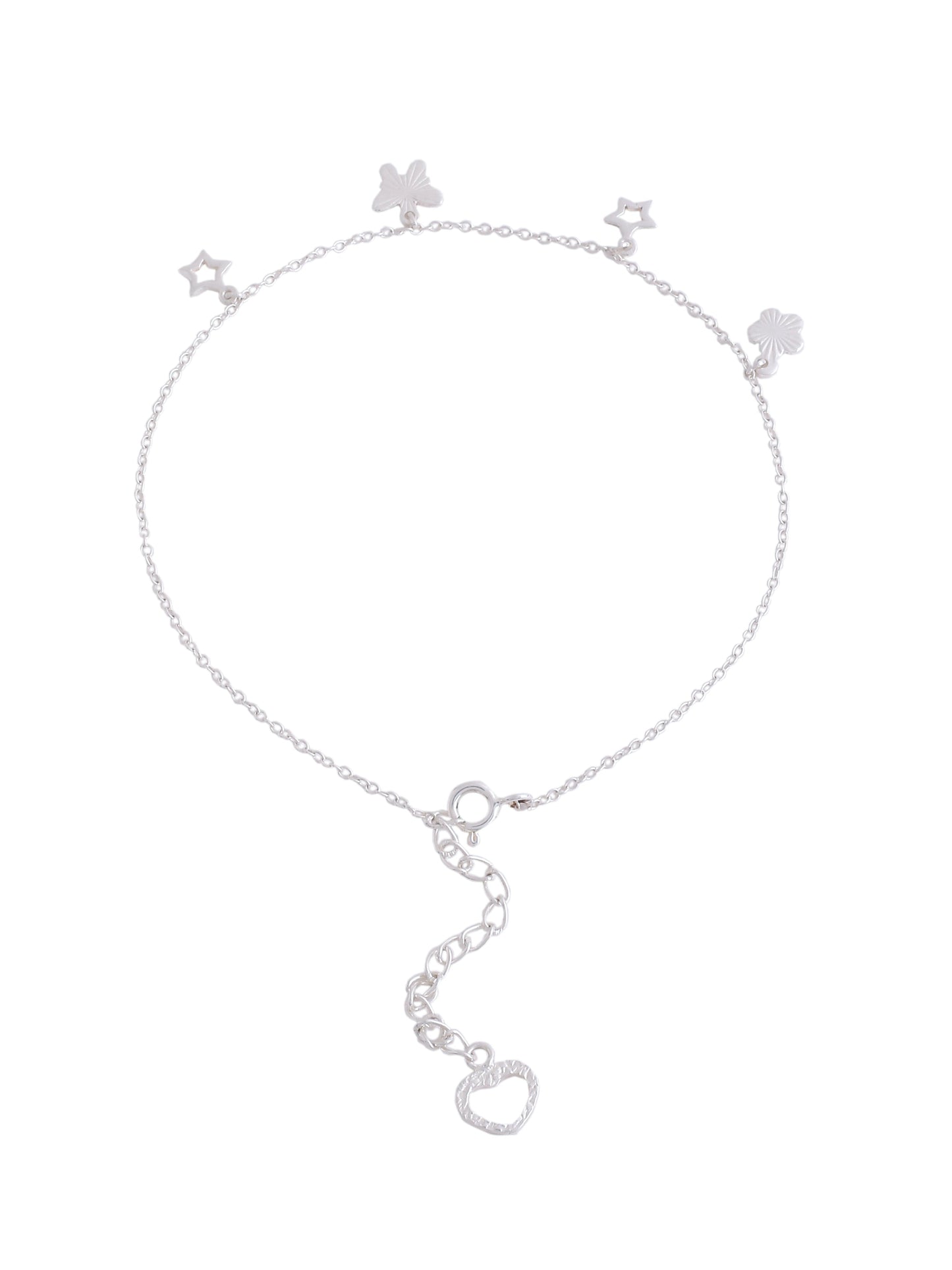 Celestial Charm 925 Sterling Silver Anklet For Women