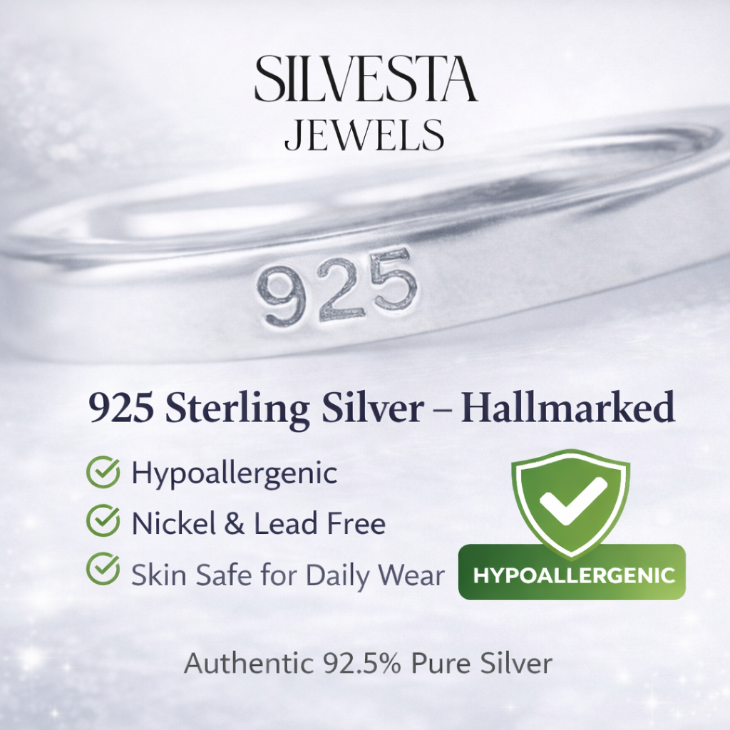 Moissanite 925 Sterling Silver Nose Pin For Women