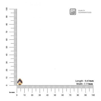 Pear Shape 925 Sterling Silver Stud Earrings For Women