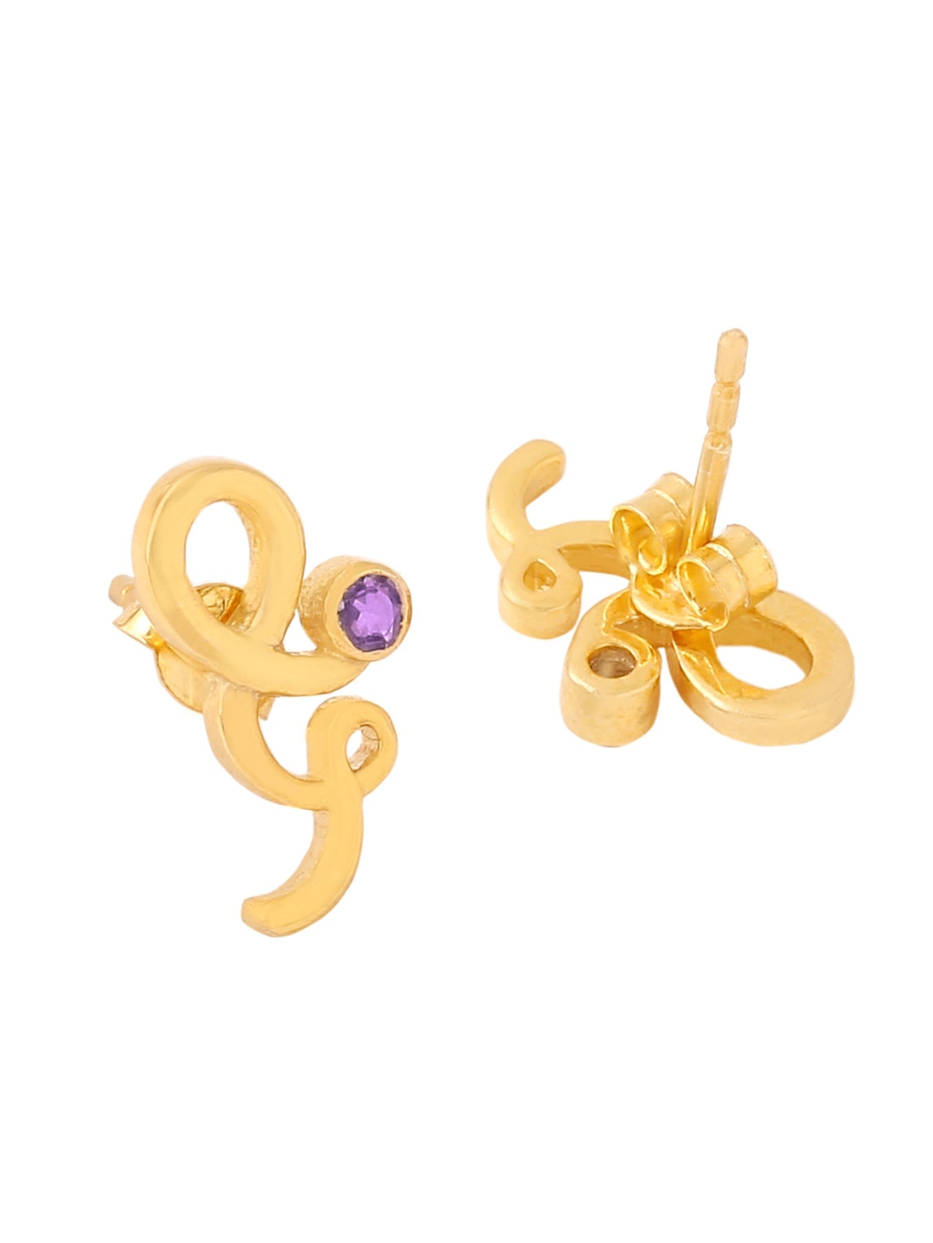Radiant Gold Knot 925 Sterling Silver Earrings For Women