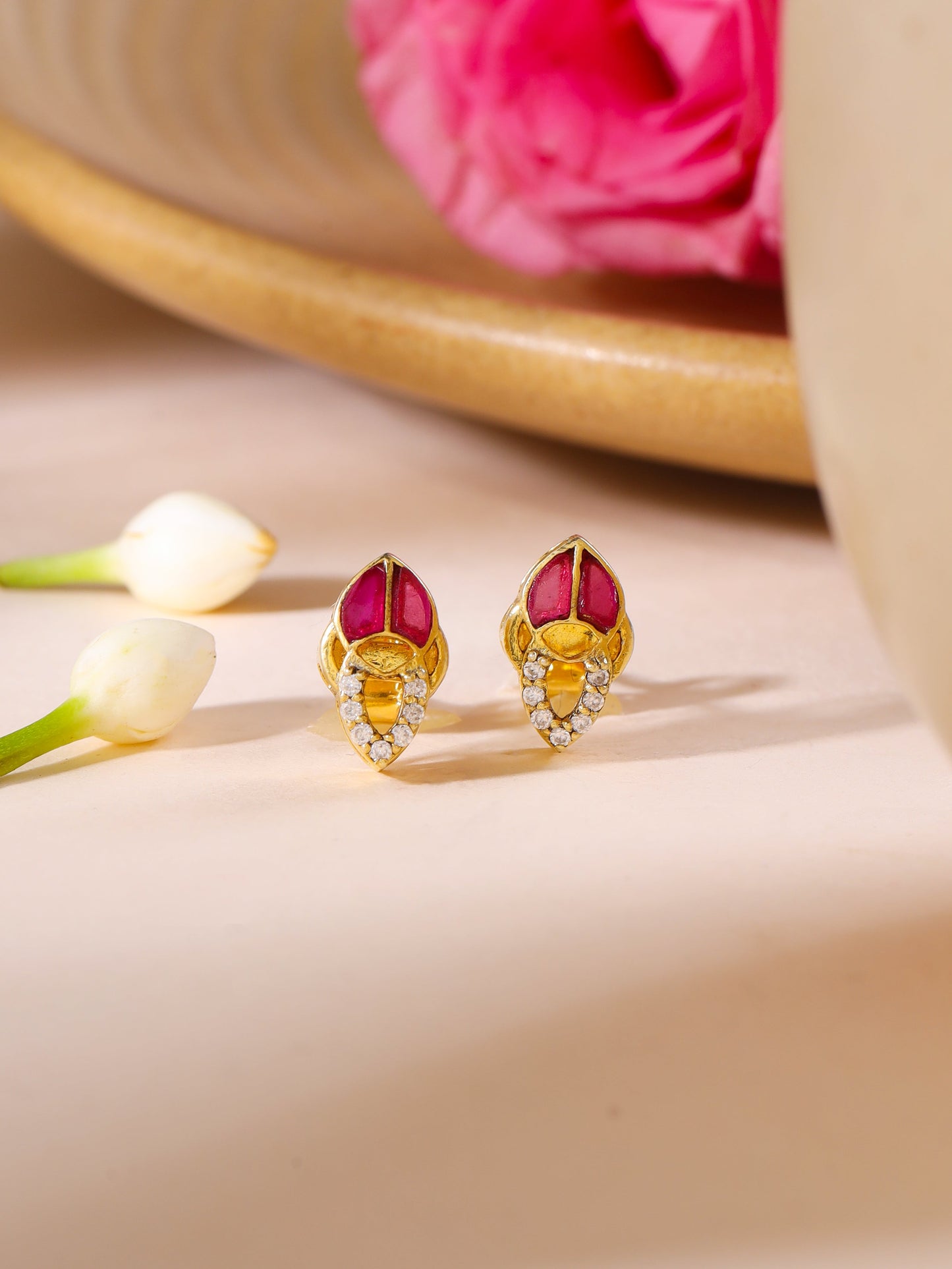 Baroque 925 Sterling Silver Drop Earrings For Women