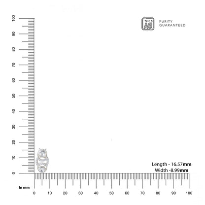 Ethereal & Crystal Wedding 925 Sterling Silver Pendant For Women