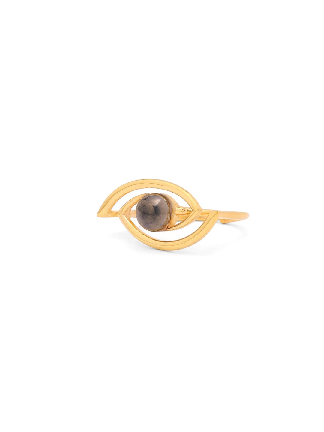 24K Gold Plated Evil Eye Lumina Collection Ring