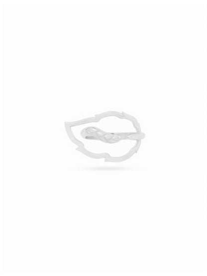 Rhodium Modern Style Lumina 925 Sterling Silver Ring For Women