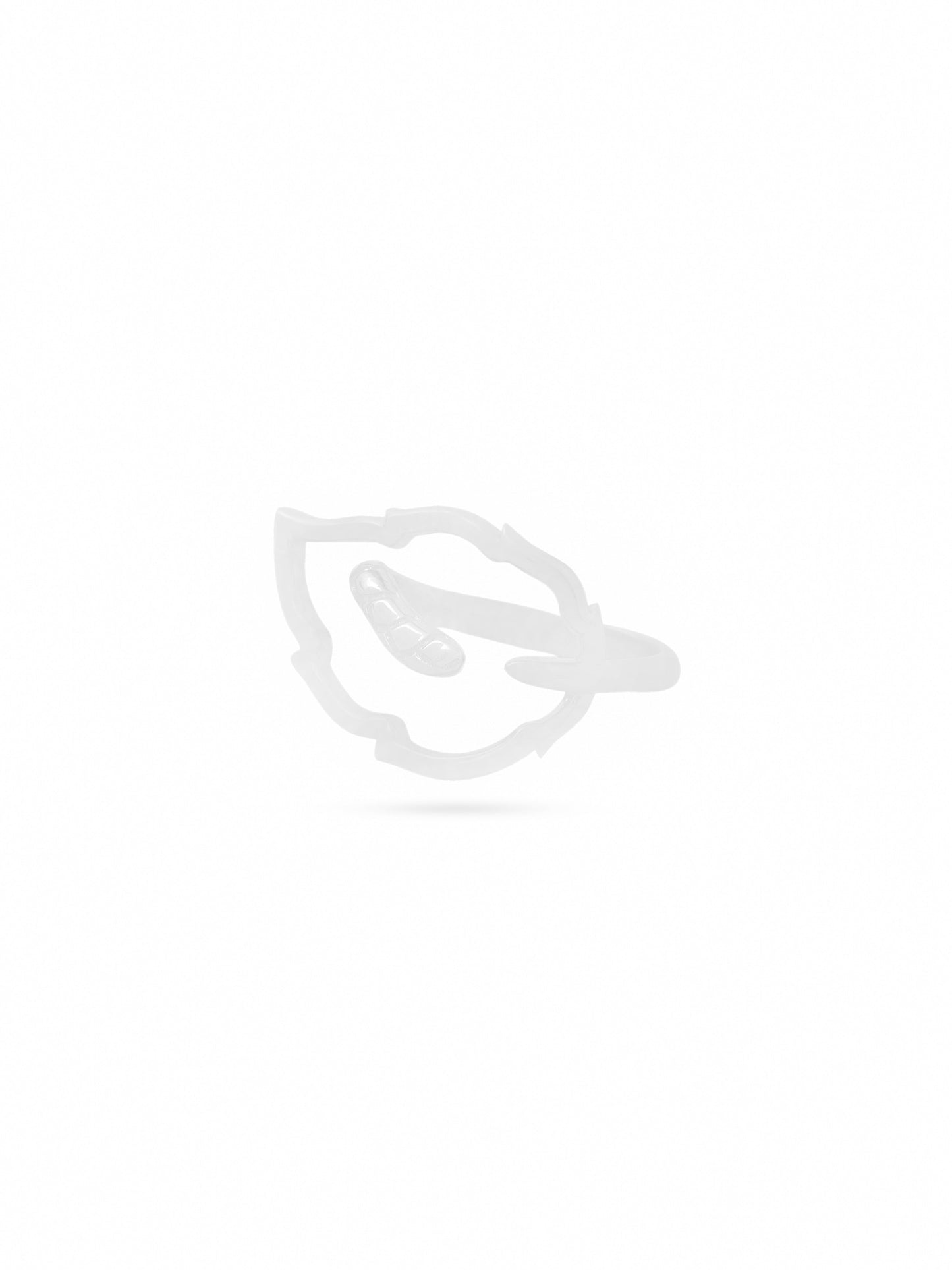 Rhodium Modern Style Lumina 925 Sterling Silver Ring For Women