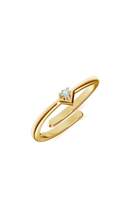 Moissanite Contemporary Mangalayam 925 Sterling Silver Ring For Women