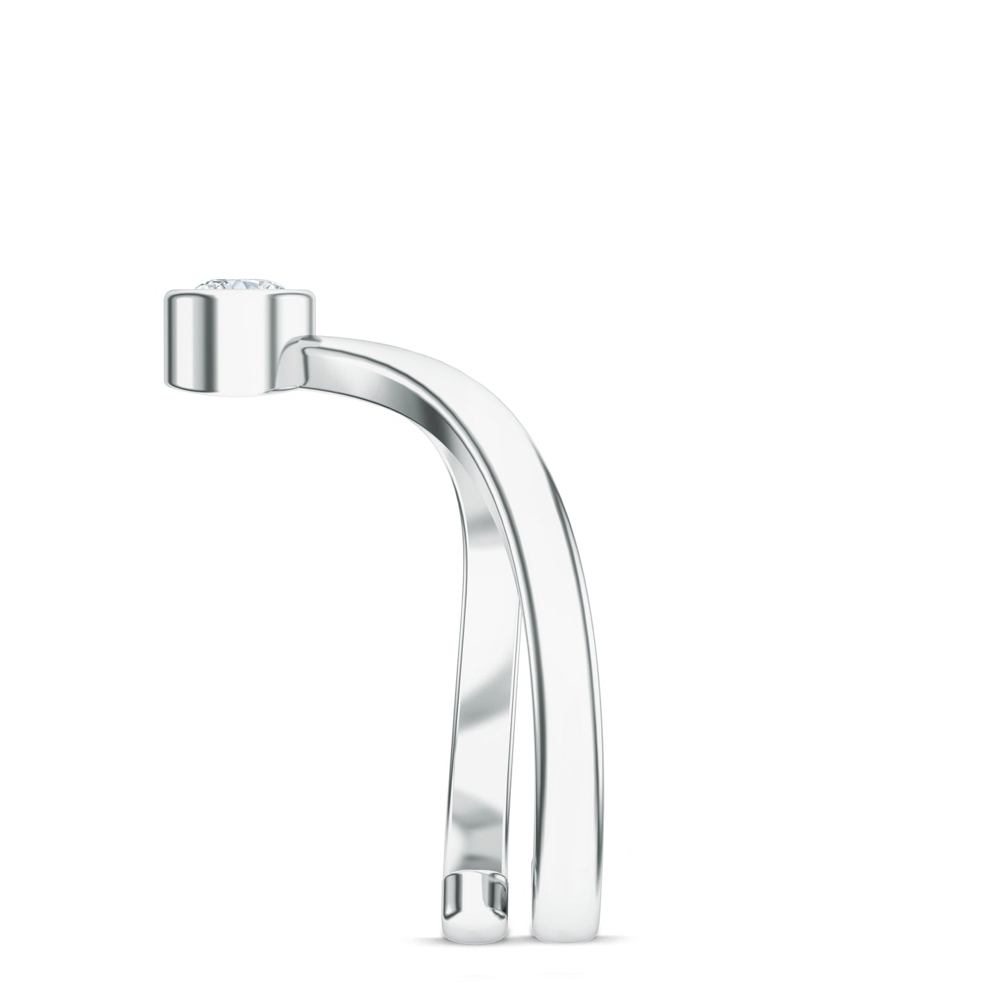 Moissanite Classic Mangalayam in Silver 925 Sterling Silver Toe Ring For Women