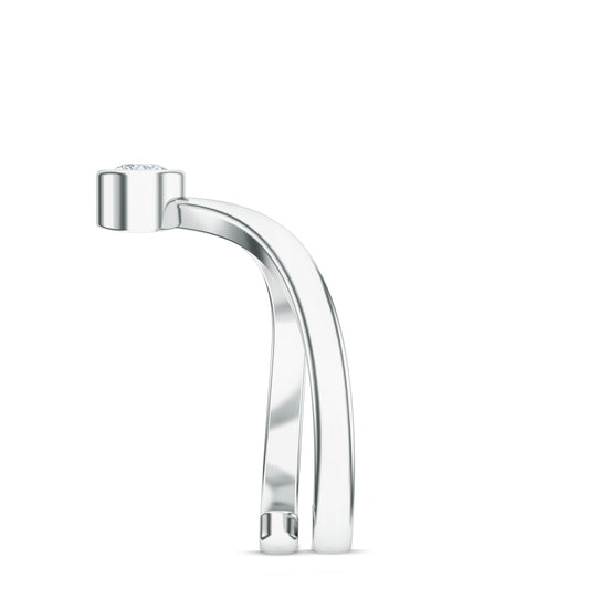 Moissanite Classic Mangalayam in Silver 925 Sterling Silver Toe Ring For Women