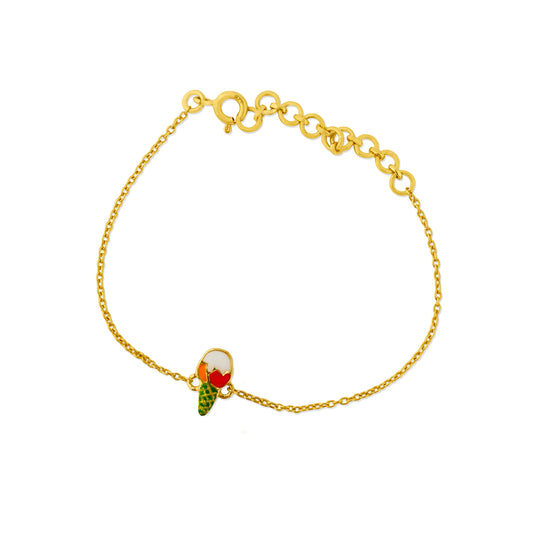 Ice Cream 925 Sterling Silver Bracelet For Kids