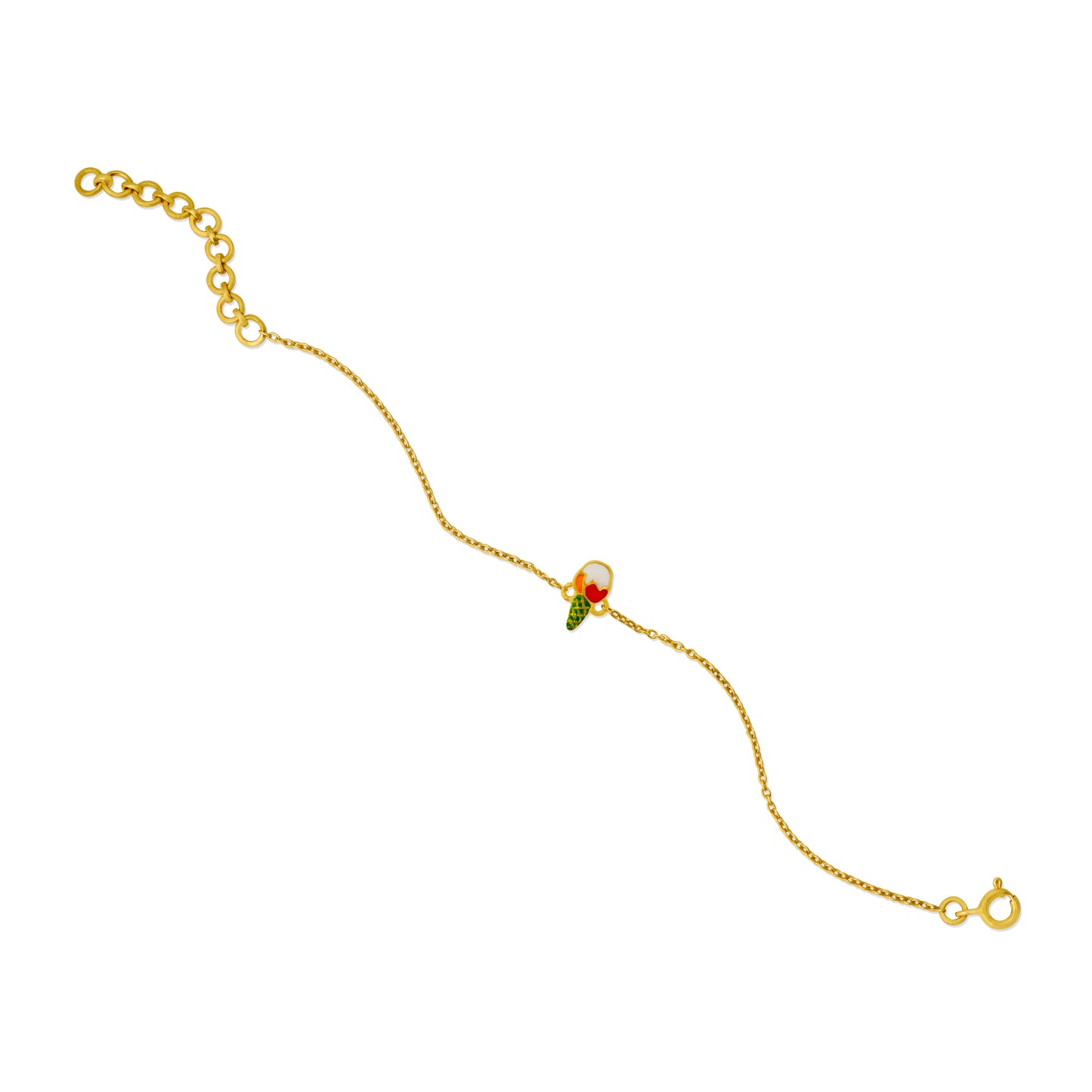 Ice Cream 925 Sterling Silver Bracelet For Kids