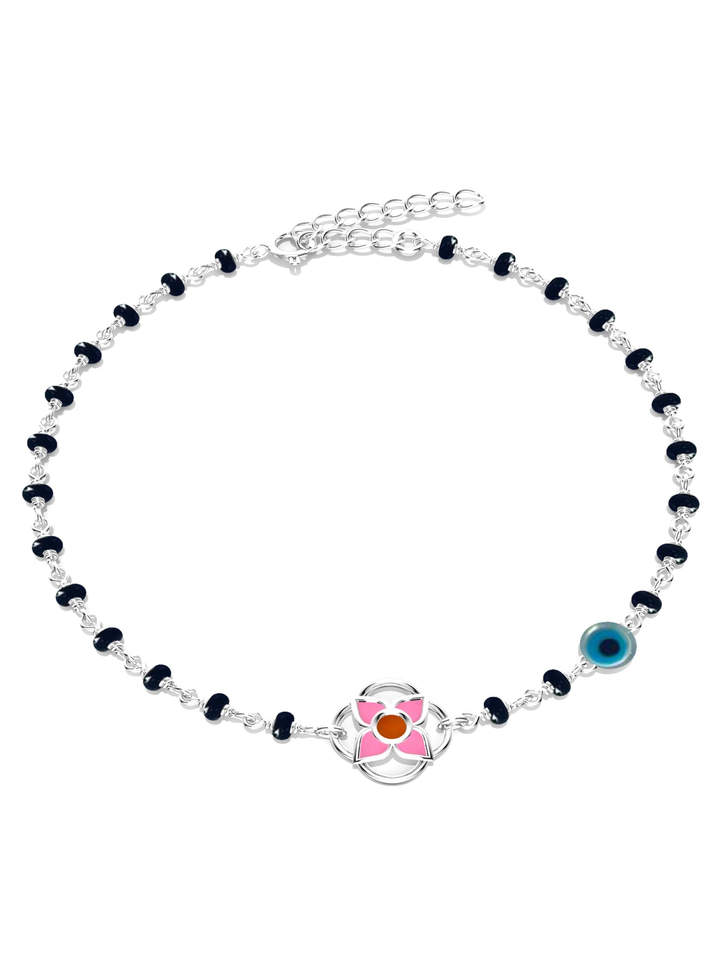 Floral Beaded Nazariya For Kids