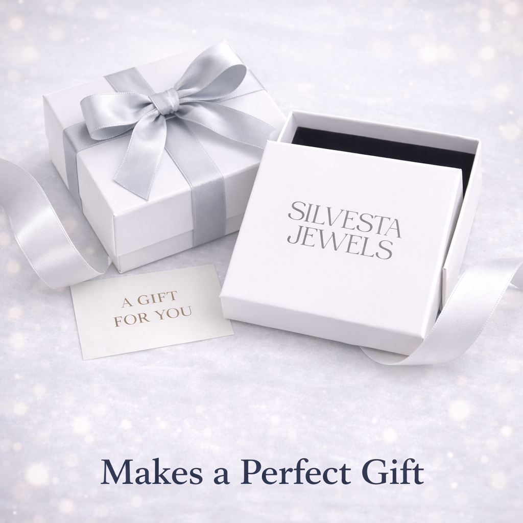 24K Gold-Plated Circle of Freedom 925 Sterling Silver Earrings For Women