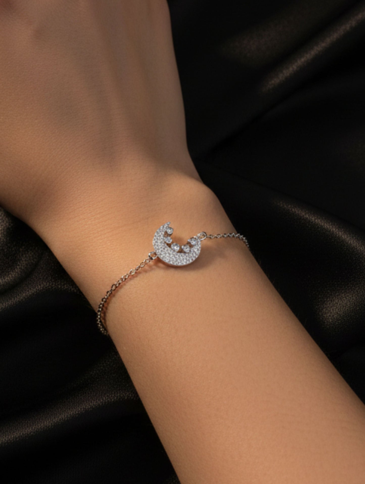 Moon Crater Beaded Bracelet