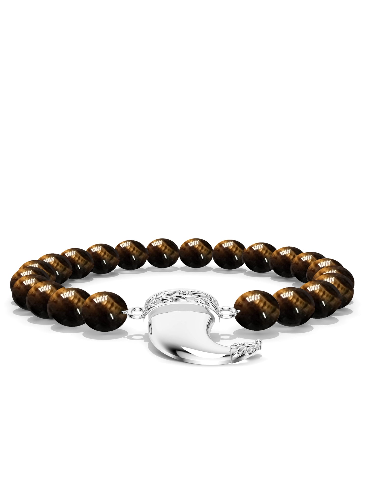 Sterling Silver Feroscious Tiger Bracelet Bracelet For Men