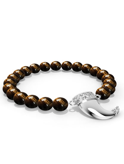 Sterling Silver Feroscious Tiger Bracelet Bracelet For Men