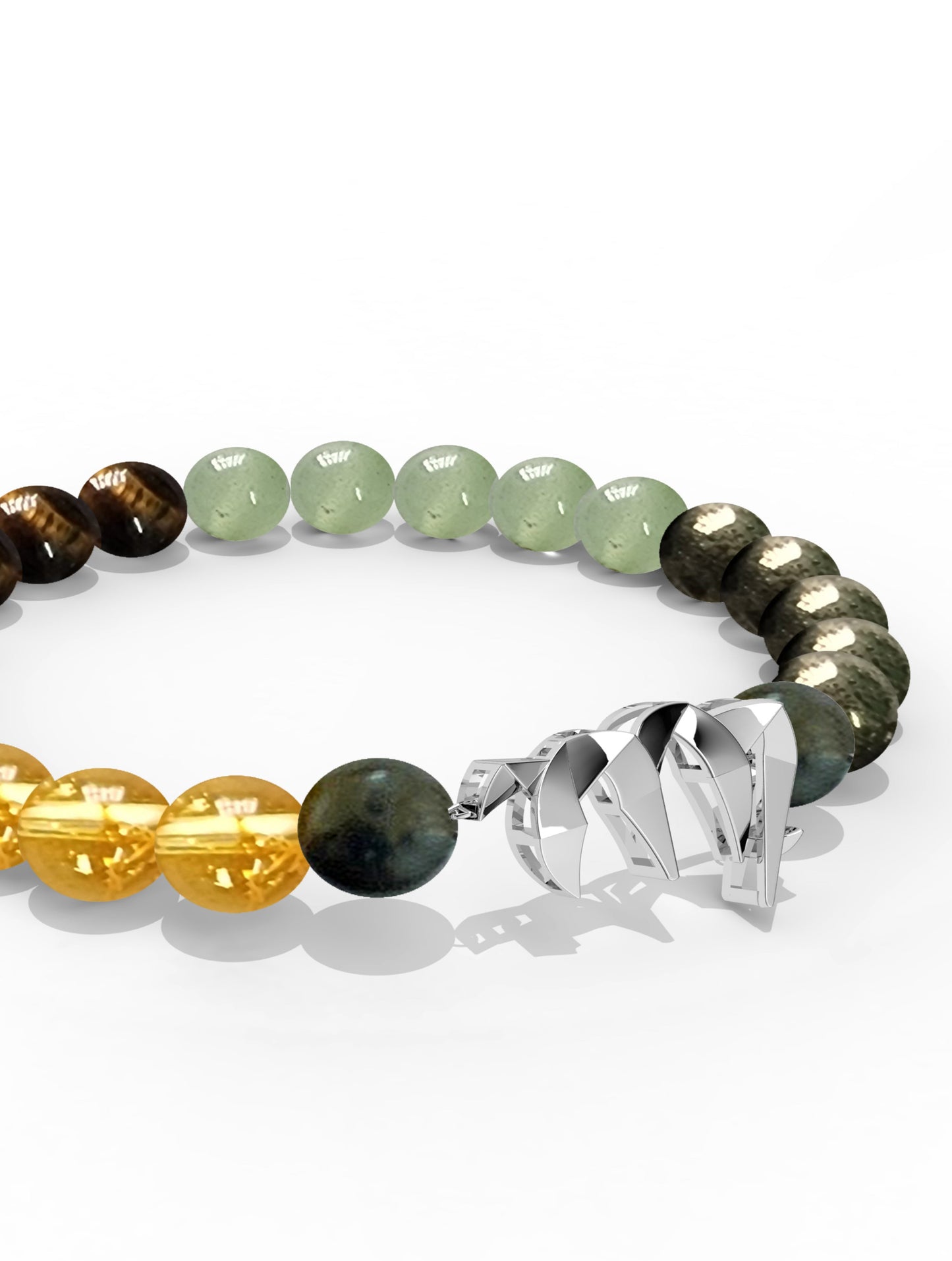 Sterling Silver Virgo Money Magnet Bracelet For Men