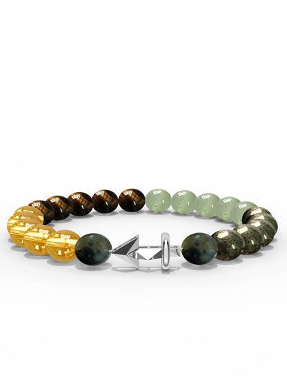 Sterling Silver Sagittarius Money Magnet Bracelet For Men