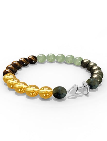 Sterling Silver Sagittarius Money Magnet Bracelet For Men