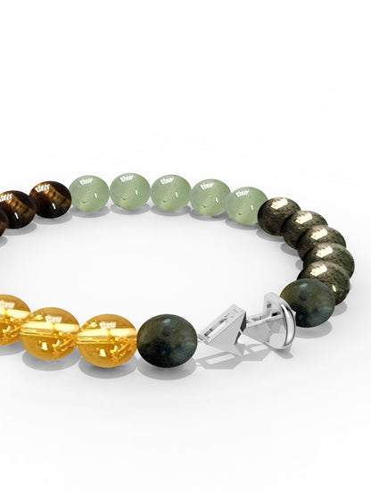 Sterling Silver Sagittarius Money Magnet Bracelet For Men