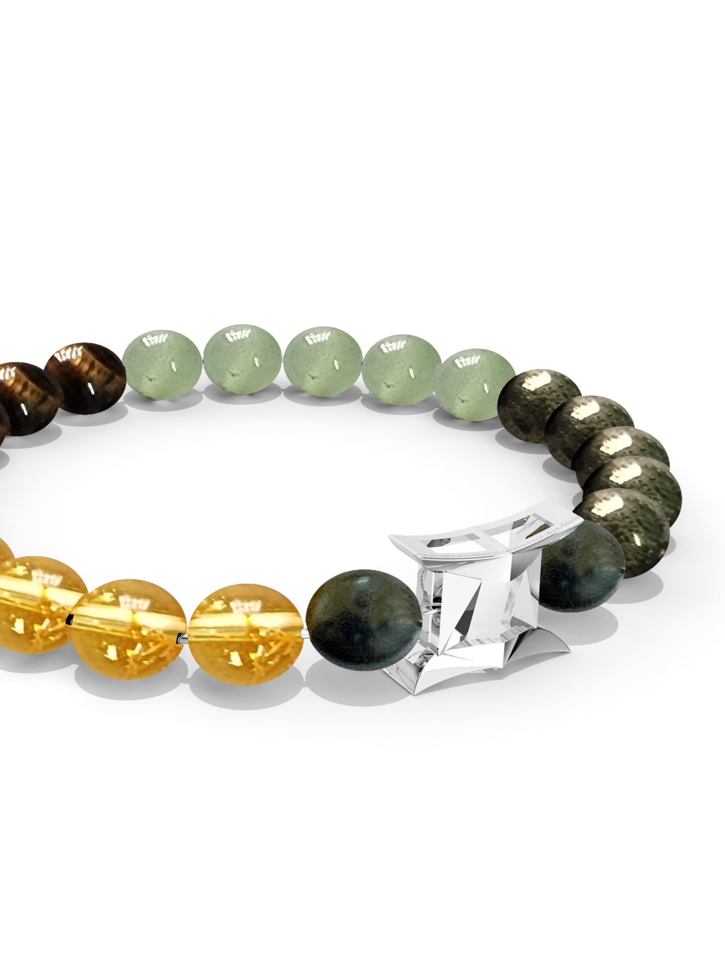 Sterling Silver Gemini Money Magnet Bracelet For Men