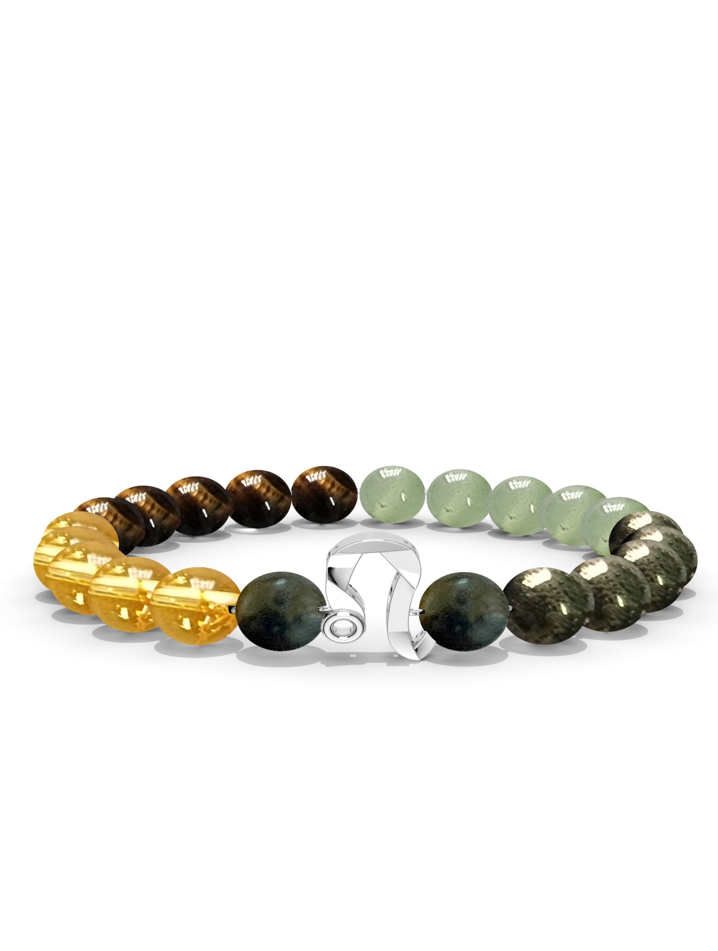 Sterling Silver Leo Money Magnet Bracelet For Men