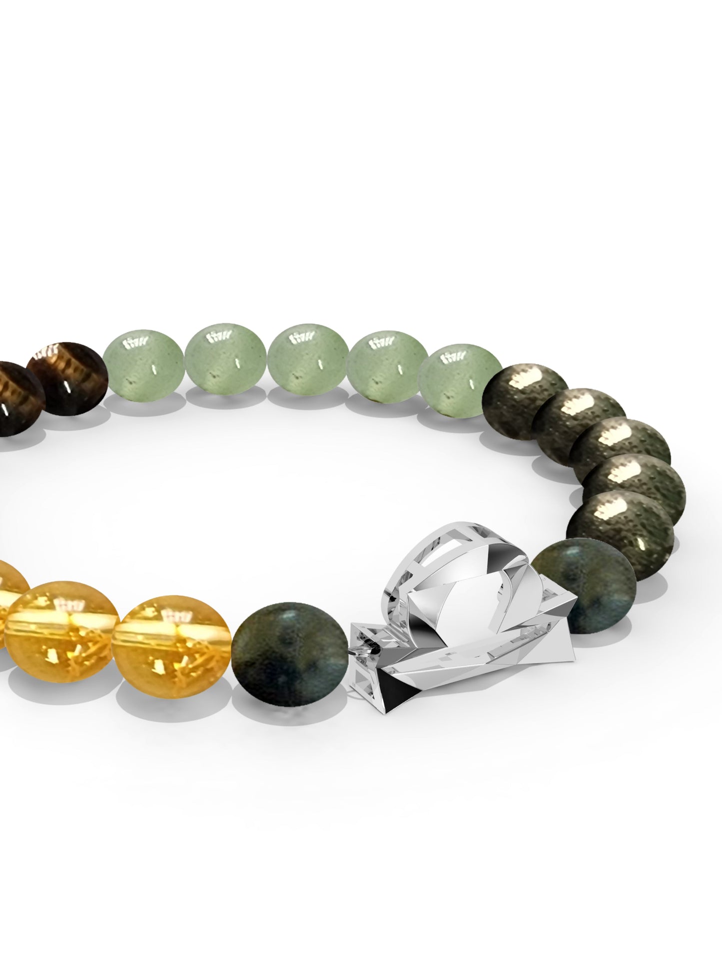 Sterling Silver Libra Money Magnet Bracelet For Men