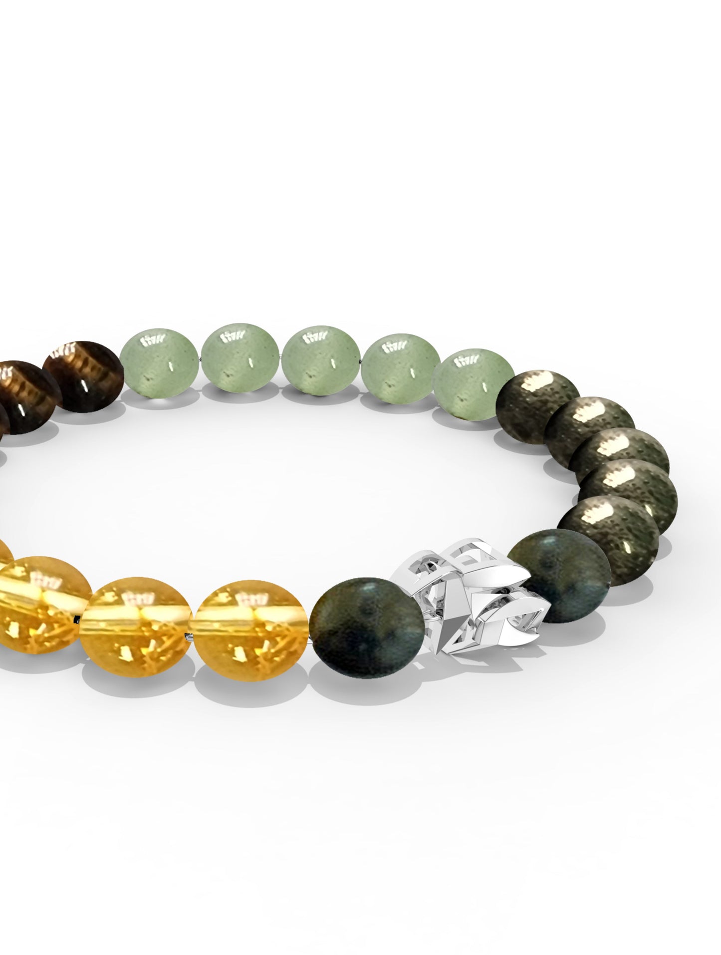 Sterling Silver Capricorn Money Magnet Bracelet For Men