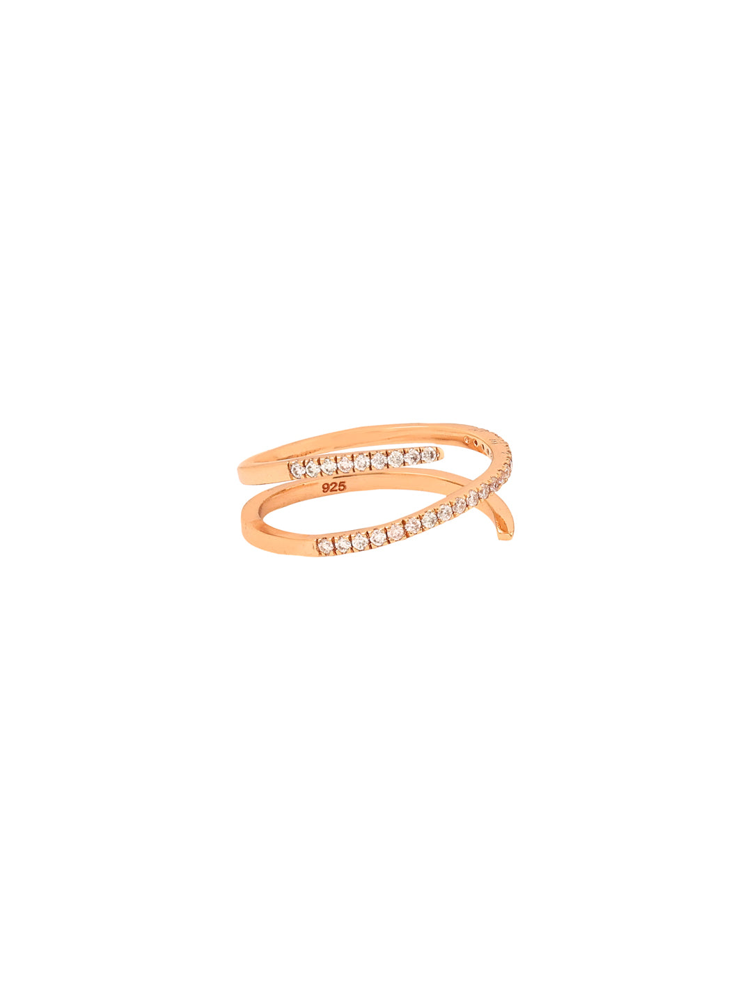 Ruby Number Two Customizable Silver Rose Gold 925 Sterling Silver Ring For Women