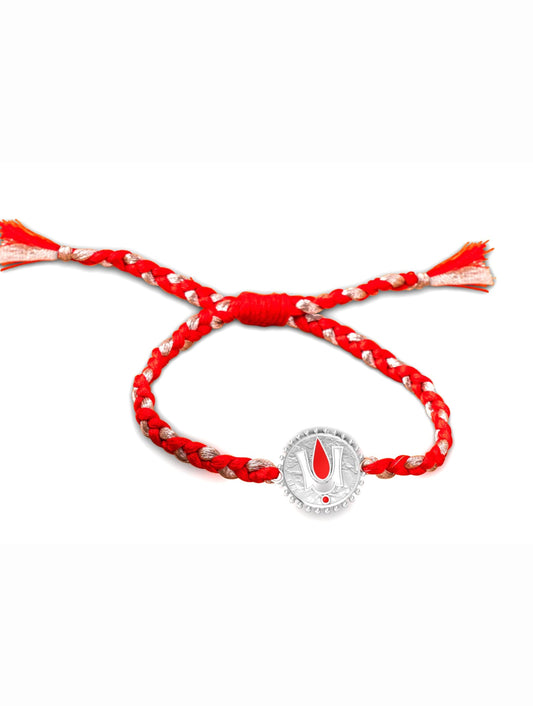 Silver Lord Vishnu Tilak Rakhi