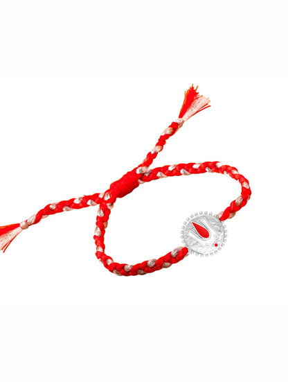 Silver Lord Vishnu Tilak Rakhi