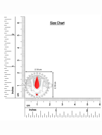 Silver Lord Vishnu Tilak Rakhi