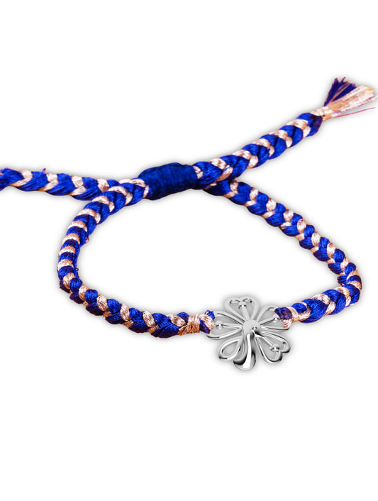 Silver Peacock Rakhi