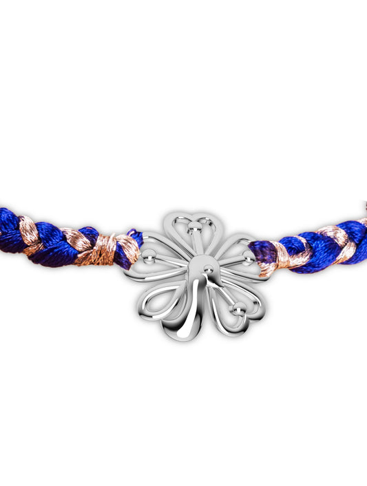 Silver Peacock Rakhi