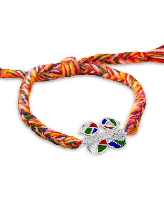 Silver Cool Colourful Bro Rakhi