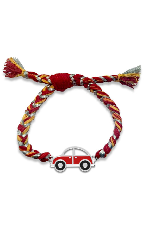 Silver Car Kids rakhi