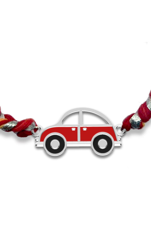 Silver Car Kids rakhi