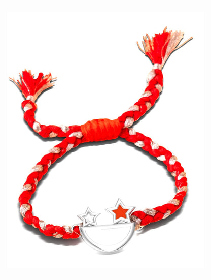 Silver Starry Eyes Rakhi